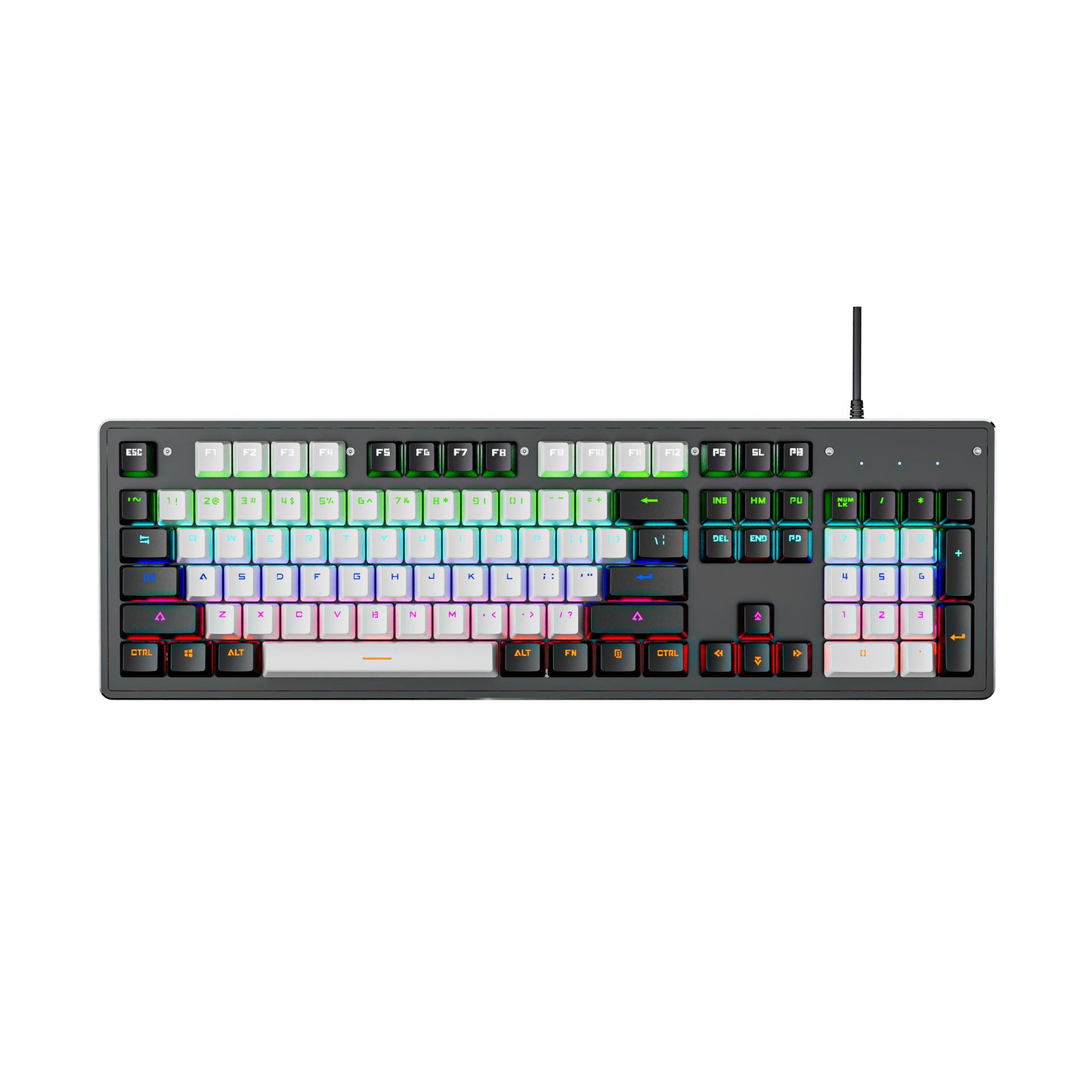 K880 Wired Mechanical Keyboard Customized 104 Key e-sports Game