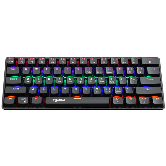 Teclado Mecánico Gamer V900 de 61 Teclas con Iluminación RGB | USB Tipo-C | Compatible con PC/Mac/Android