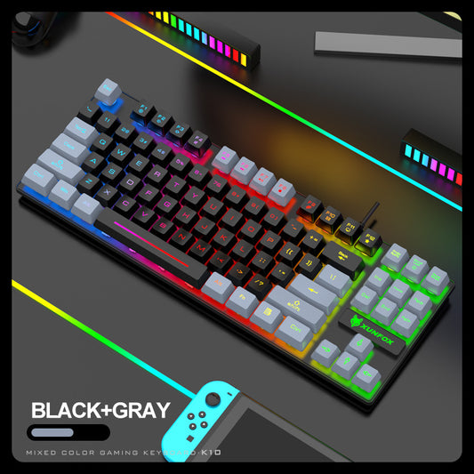 K-10 Gaming Keyboard Colorful LED Backlight