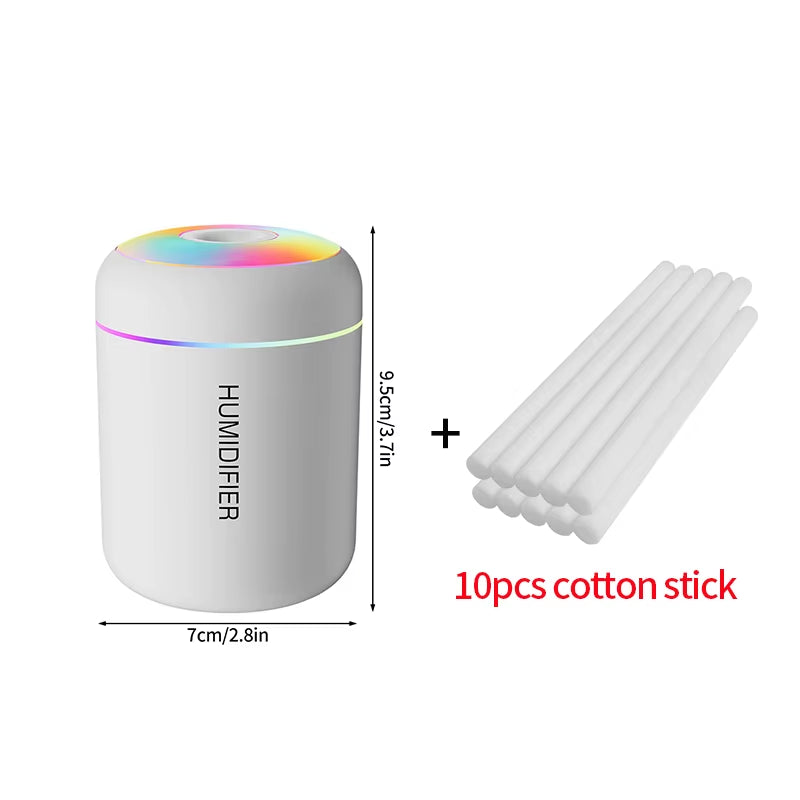 180ML USB Electric Fragrance Aroma Diffuser Humidifier Essential Oil Purifier Car Air Humidifier Mute Humidifier Air Freshener