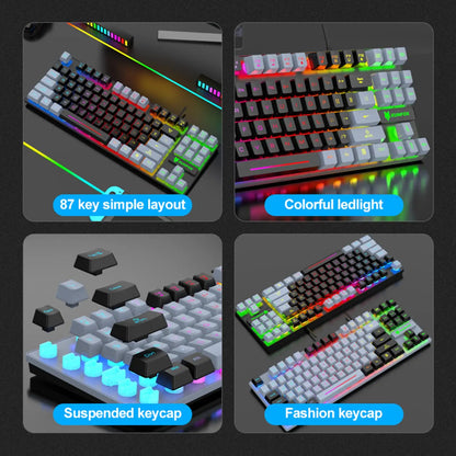 K-10 Gaming Keyboard Colorful LED Backlight