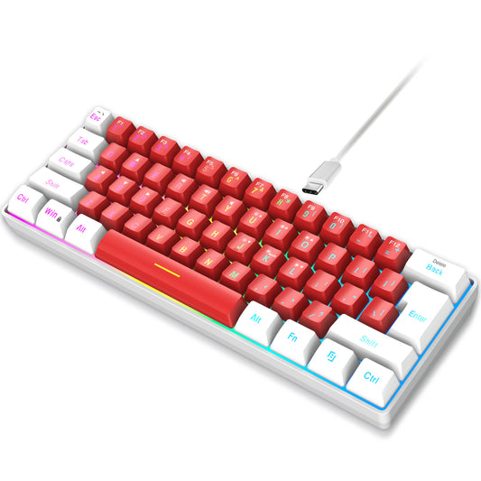 Teclado Gamer V700 61 Teclas — Retroiluminado con Funciones Multimedia