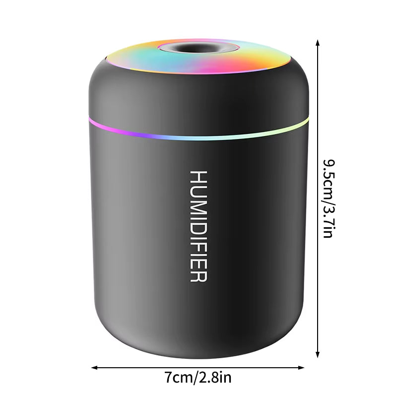 180ML USB Electric Fragrance Aroma Diffuser Humidifier Essential Oil Purifier Car Air Humidifier Mute Humidifier Air Freshener